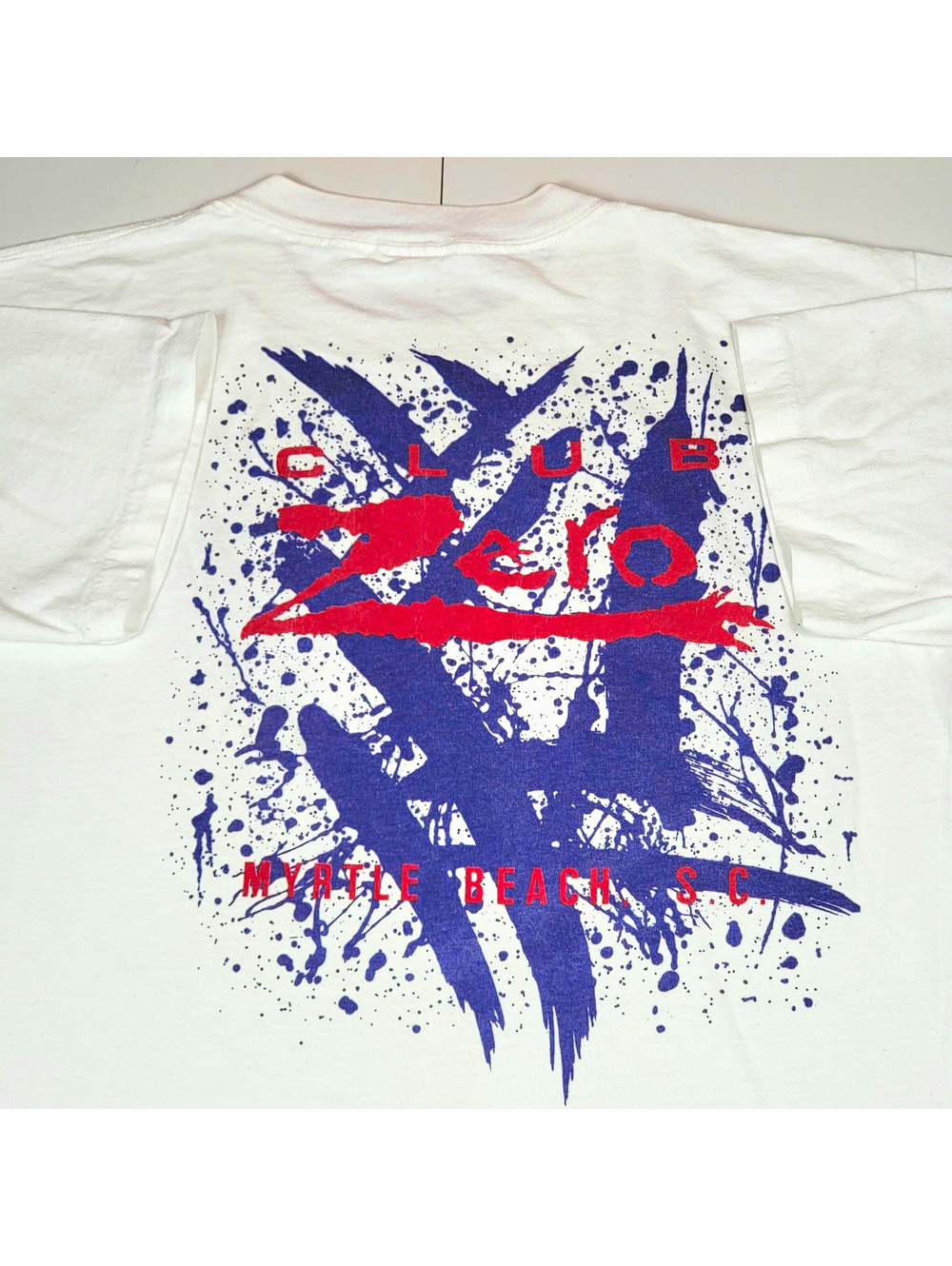 Vintage Club Zero Grafitti Graphic Tee Myrtle Beach Shirt
